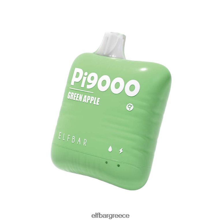 pi9000 ατμού μιας χρήσης 9000 ρουφηξιές πράσινο μήλο ELFBAR P8V62V110